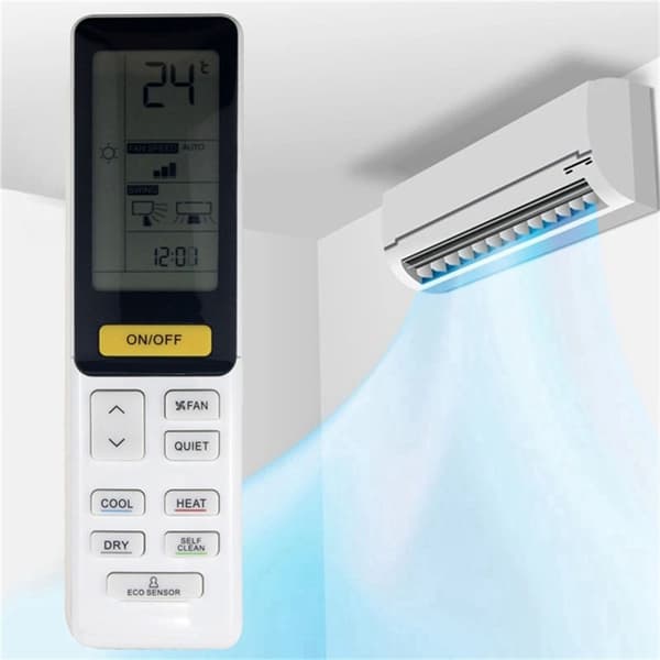 Fjärrkontroll Ersättning för 0010402886W för Haier Air Conditioner Vit