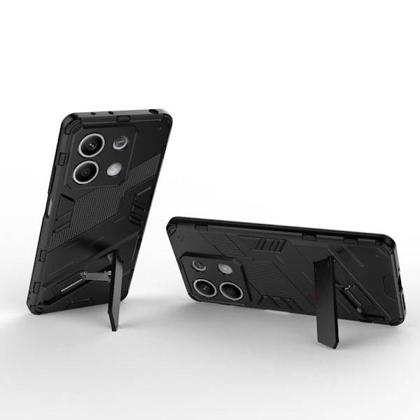 Til Xiaomi Redmi Note 13 Cover Case Shell Back med stativ Transparent