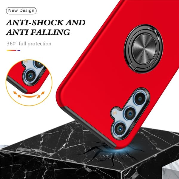 Mobilcover med Ringholder til Samsung Galaxy A57 5G Red