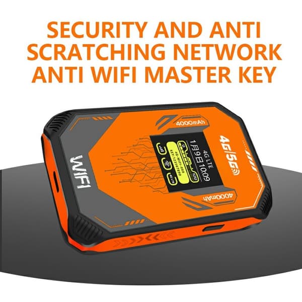 Eurasisk version 4G WiFi-router MiFi Hotspot SIM-kortslot Mobil trådløs modem Orange