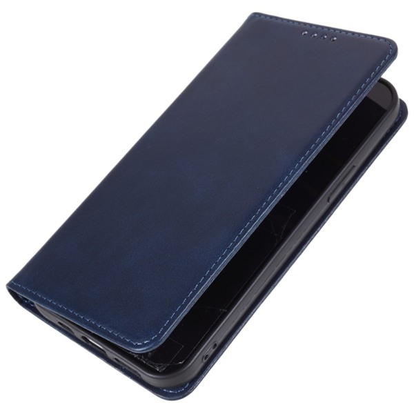 Wallet Stand Telefontaske til iPhone 15 Cell Cover - Blå Blue