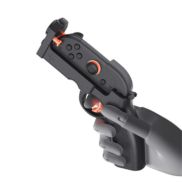 2 stk. kompatible med Nintendo Switch 2 venstre og højre Joy-Con controller pistolgreb Black