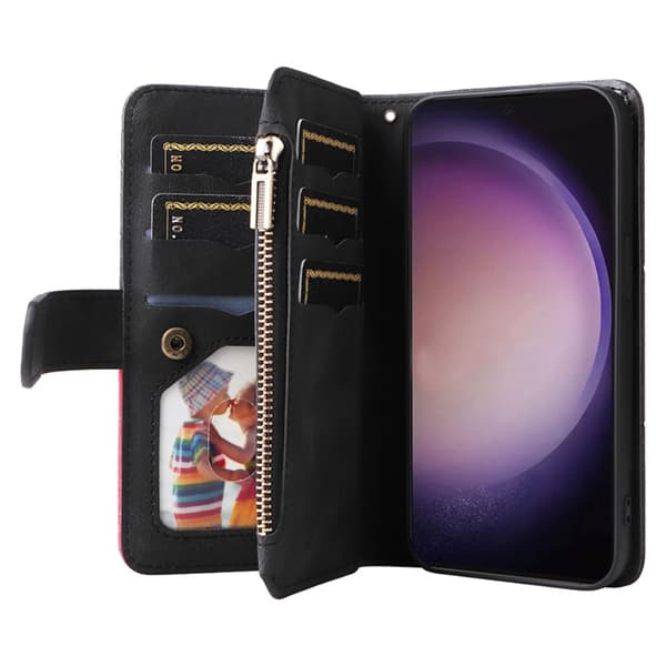 KT multifunktions - serie - 5 til Samsung Galaxy S24 Ultra telefonetui Black
