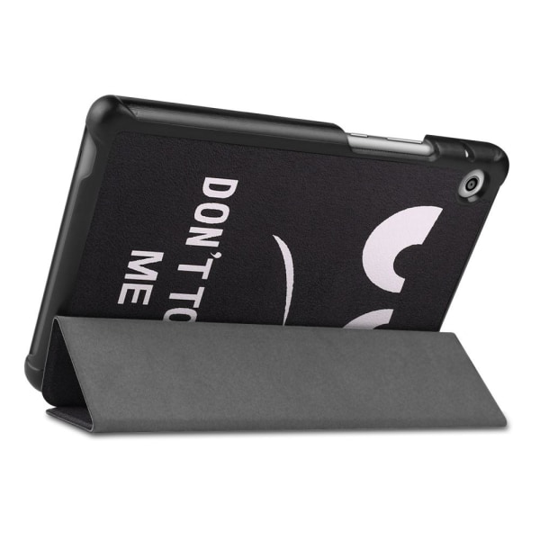 Tri-fold Stand Case for Huawei MatePad T8 - Do not Touch Me Black