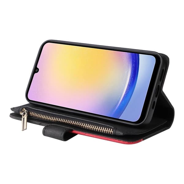 KT multifunktions - serie - 5 til Samsung Galaxy A25 telefonetui Black