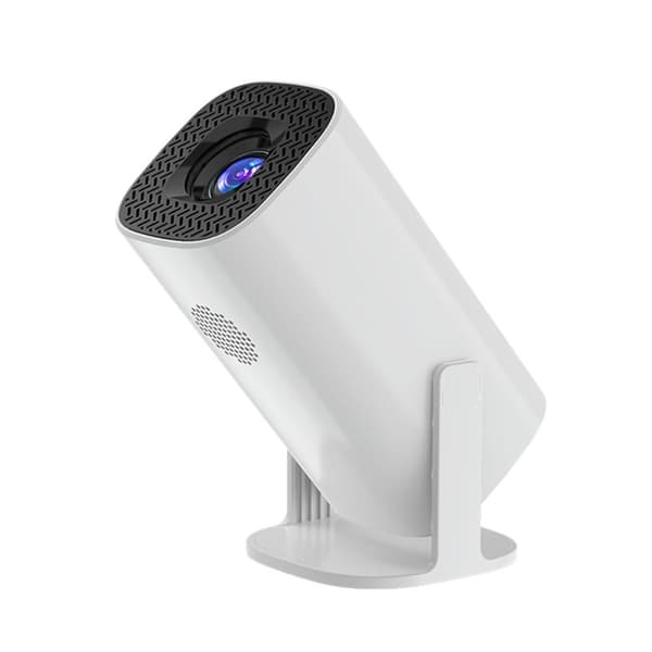 4K - projektor Dual WiFi Bluetooth HD Video LED - projektor til hjemmebiograf White