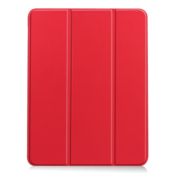 Etui for iPad Air 11 (2024) med tredelt stativ, tablettdeksel med pennholder Red