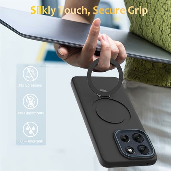 Till Motorola Edge 70 5G magnetiskt mobilskal Svart