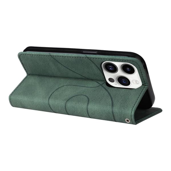 Til iPhone 15 Pro KT Series - 1 Dobbeltfarvet etui Green