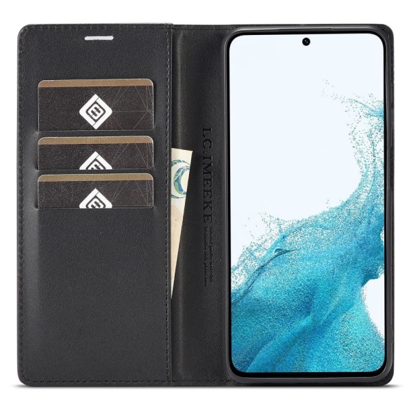 LC.IMEEKE Lompakkokotelo Samsung Galaxy A54 5G - Musta Black