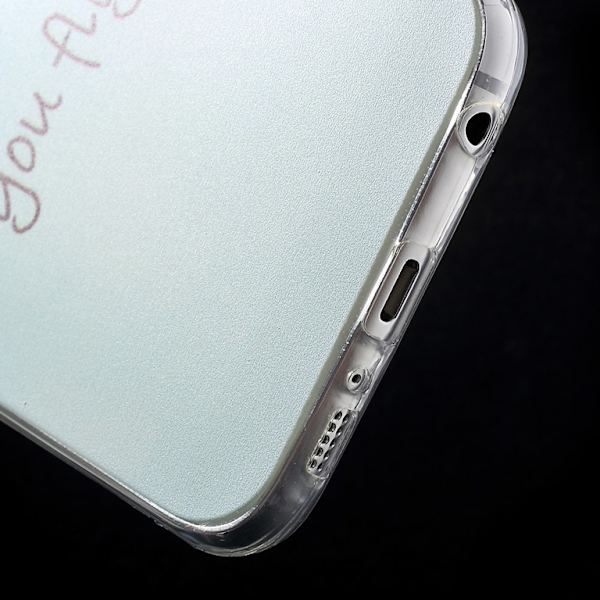 Samsung Galaxy S6 TPU skal Fall Before You Fly Purple