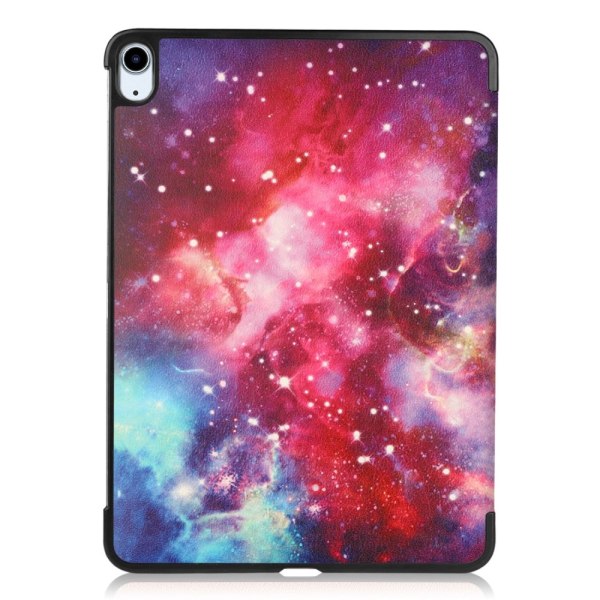 Til iPad Air 11 (2024) Etui Tre-fold Stativ Tablet Cover - Galaxy Multicolor