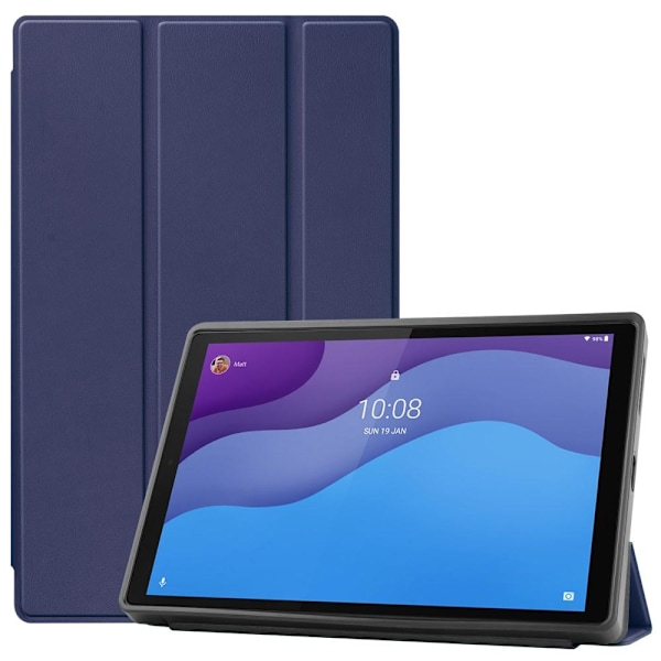 Kolminkertainen telinekotelo Lenovo Tab M10 HD Gen 2 TB-X306F - Tummansininen Blue
