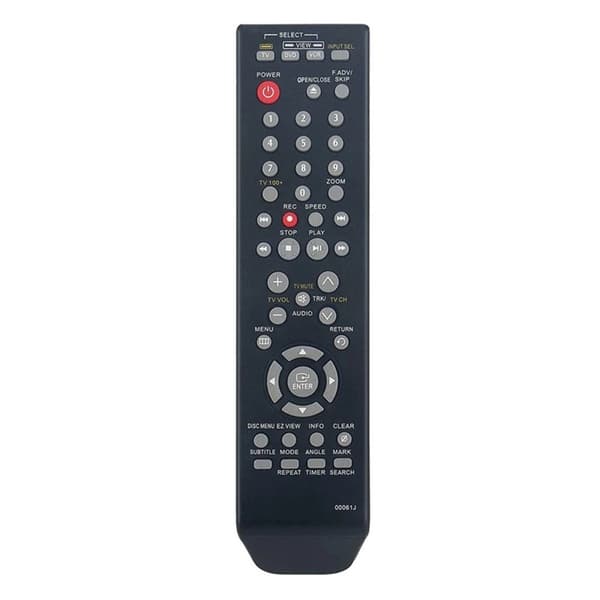 Fjernkontroll erstatning for 00061J for Samsung DVD-spiller V9700 V9800 Black