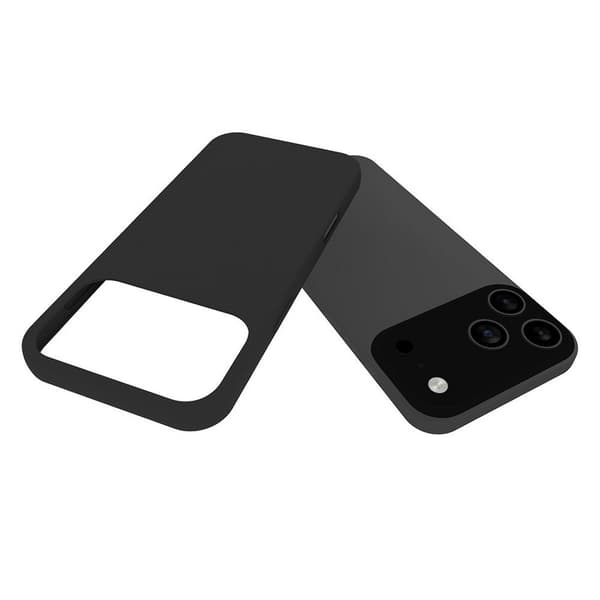 Til iPhone 17 Pro Max Deksel TPU Bakdeksel - Svart Black