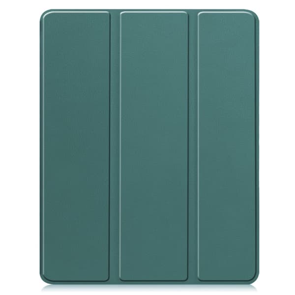 Etui for iPad Air 13 (2024) med Tri-fold Stativ, Tablettdeksel med Penneholder Green