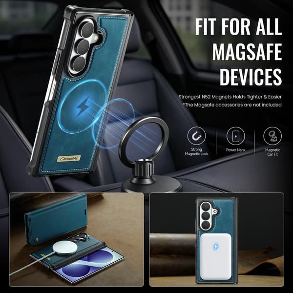 CASEME Telefonfodral med stöd för Samsung Galaxy Z Fold8 Ultra Grön