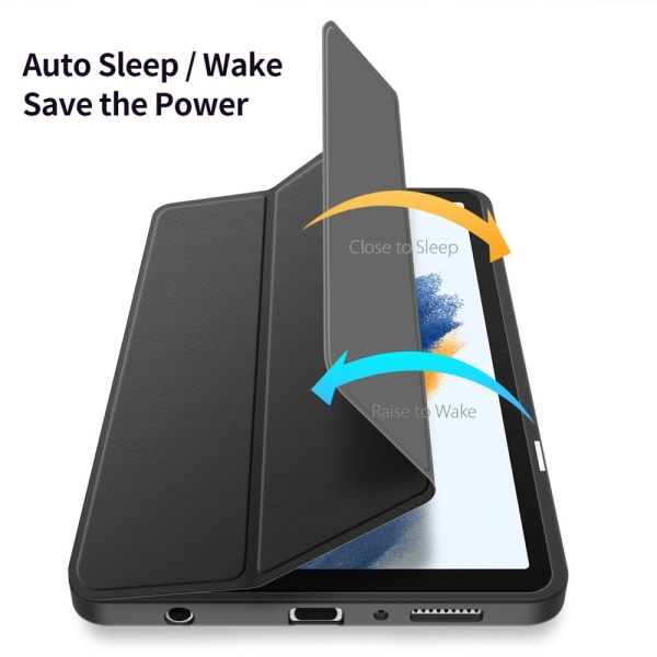 DUX DUCIS TOBY Trifoldet stativ til Samsung Galaxy Tab A9 8.7" Black