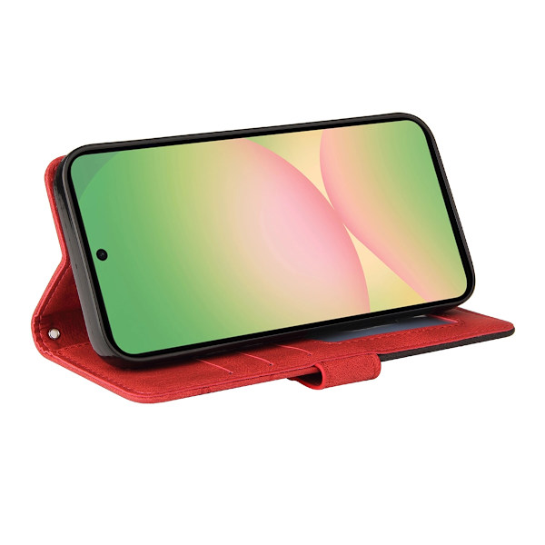 Til Samsung Galaxy A57 5G lommebokdeksel Red