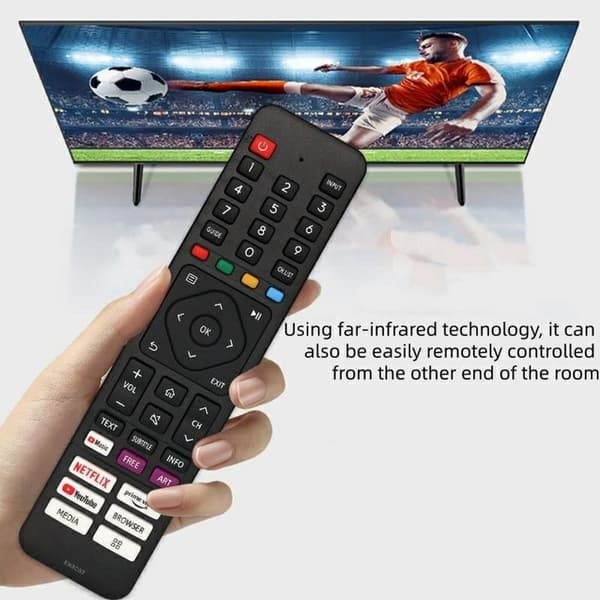 Fjärrkontroll Ersättning EN3C52 För Hisense TV Svart