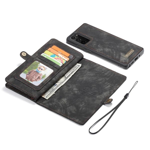 Samsung Galaxy Note 20 CASEME Detachable 2 - in - 1 suojakuori Grey
