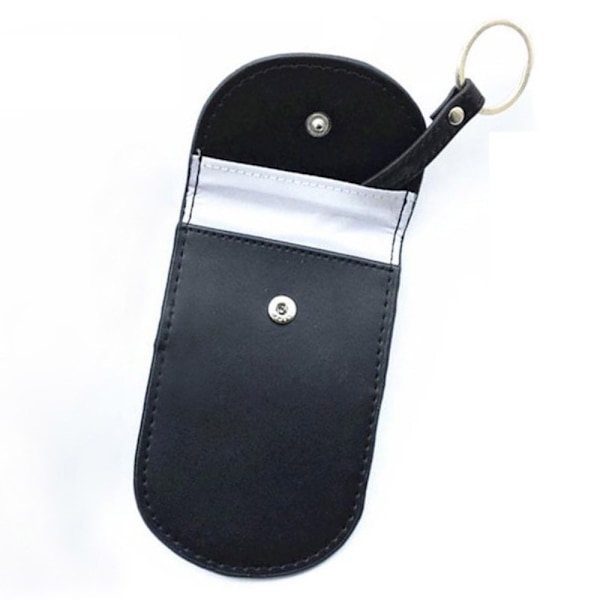 Car key Signal blocking bag Anti-theft RFID blocking Svart