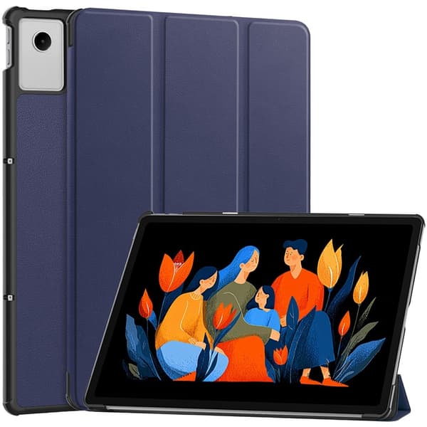 För Lenovo Idea Tab Plus Fodral Stöttåligt Mörkblå