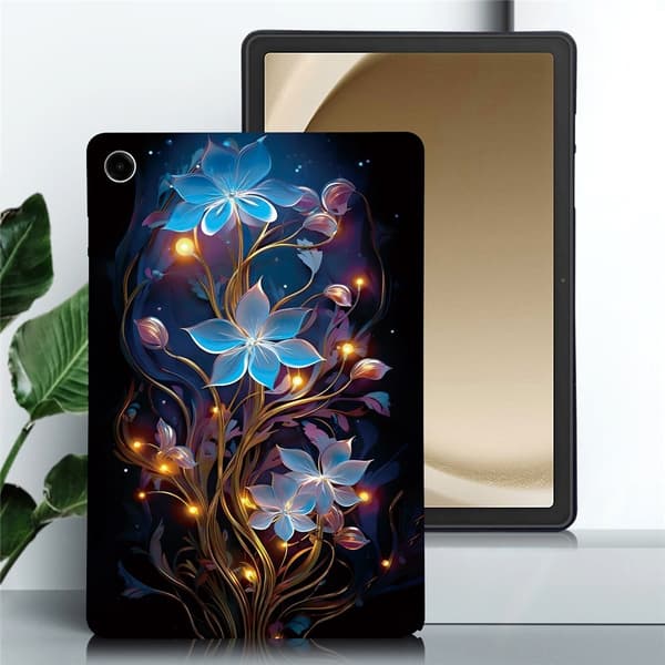 För Samsung Galaxy Tab A11+ Fodral Mönstertryck Slim TPU skal Lantern multifärg