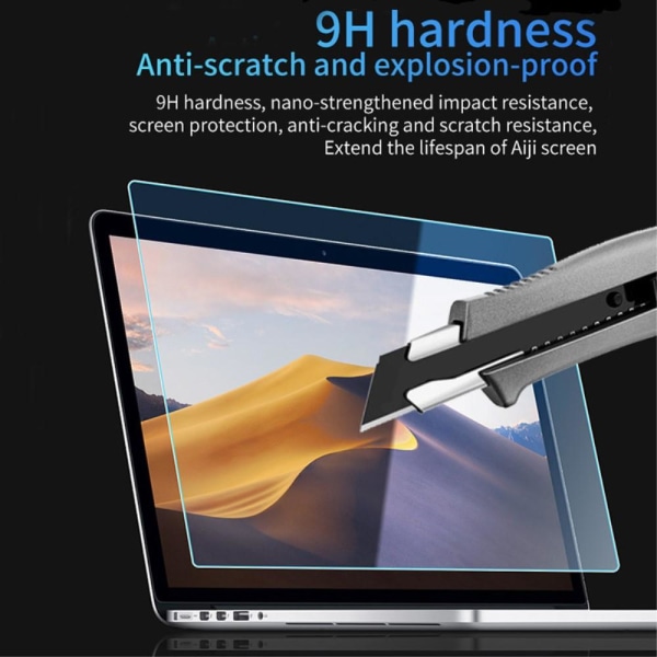 Apple Macbook Pro 13 2020 hærdet glas Transparent
