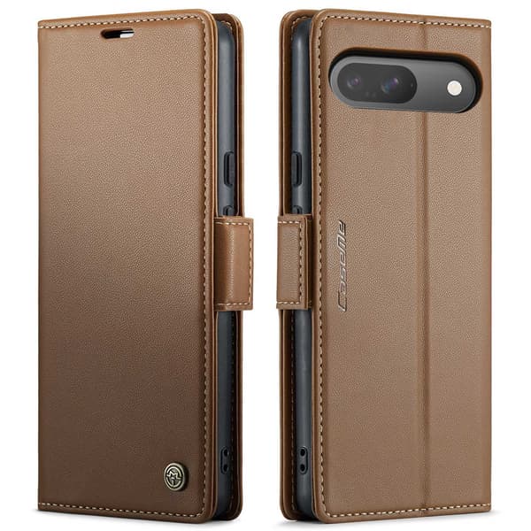 CASEME Til Google Pixel 10 Pro / 10 / 9 Pro / 9 Veske Stativ Telefonveske Brown