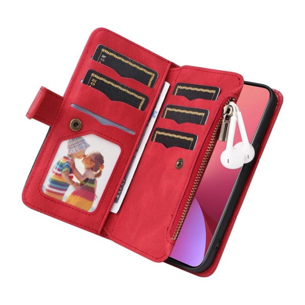 KT Multi-function Series-5 For Xiaomi 12 Phone Case Red
