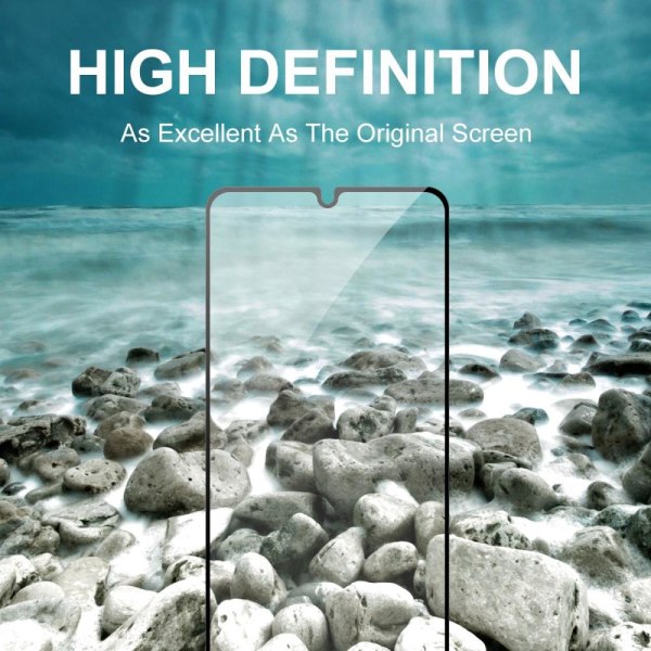 Samsung Galaxy A22 4G HAT PRINCE Täysi peittävä karkaistu lasi Transparent