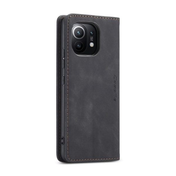 CASEME Retro tegnebog taske til Xiaomi Mi 11 - sort Black