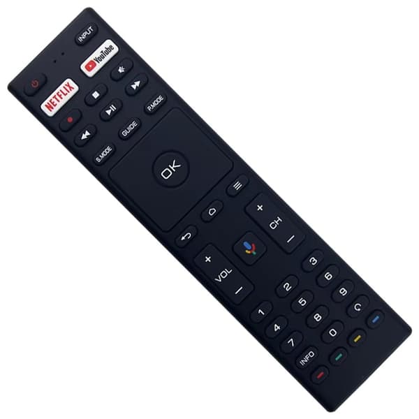 Fjernkontroll utskiftning for RM-C3329 for JVC TV stemmeaktivert Black