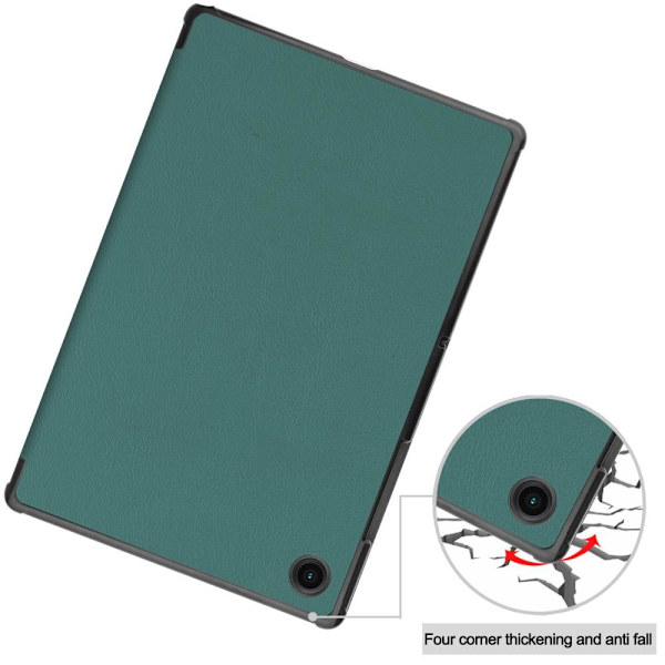 Kolminkertainen telinekotelo Samsung Galaxy Tab A8 10.5" (2021) - Green