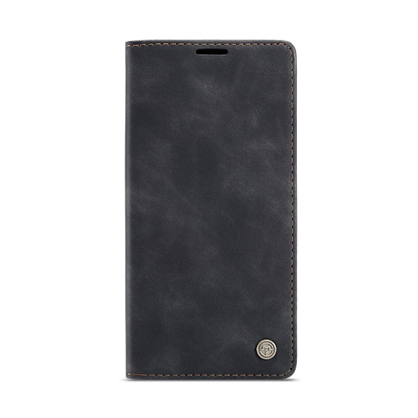 CASEME Retro tegnebog taske til iPhone 12 Pro/ 12 Black