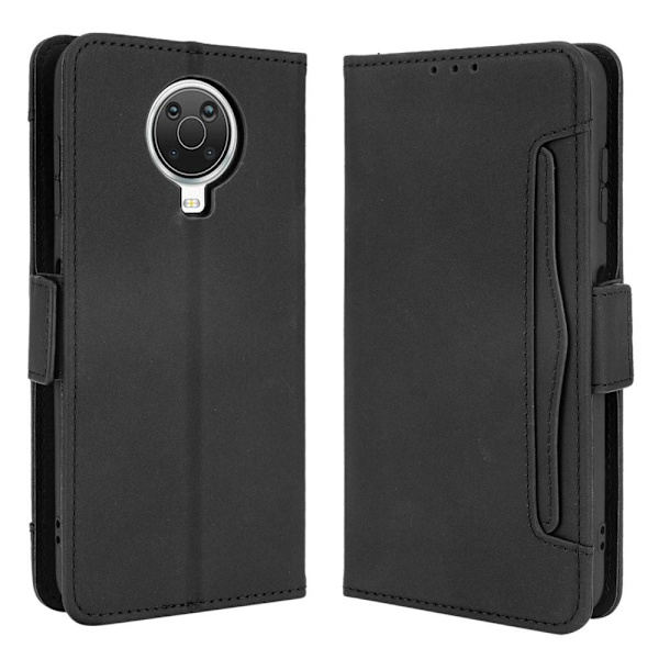 Wallet Stand Flip-telefonetui til Nokia G10/Nokia G20 - Sort Black