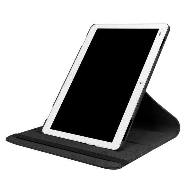 Stand Tablet Case with Elastic Band for Huawei MediaPad M3 Lite 10 - Black Black