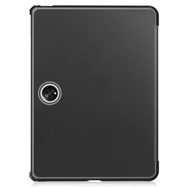 For OnePlus Pad Tri-fold Stativ Våkne / Sove Deksel Tablettveske - Svart Black