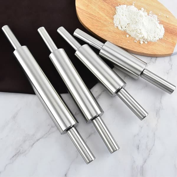 Kagerulle i rustfrit stål Non - stick Konditor dej Bage køkken - 30 cm Silver