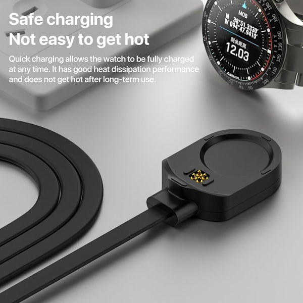 Laturi Garmin MARQ 2 Athlete / Adventurer / Captain USB-C Black