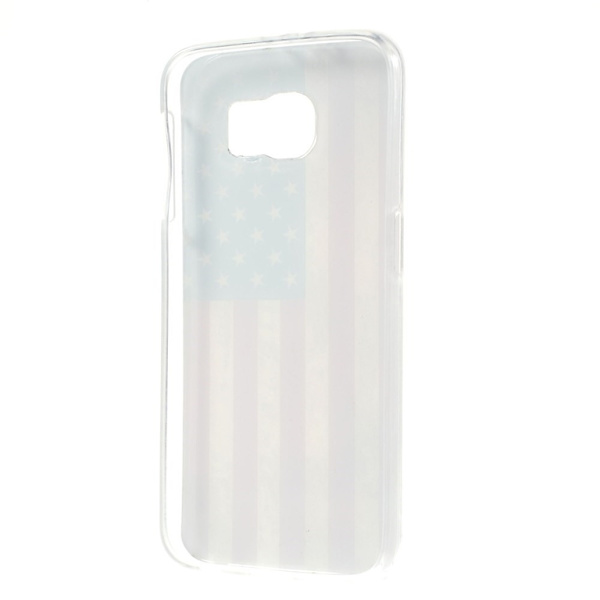 TPU Skal Samsung Galaxy S6 Retro US American Flag