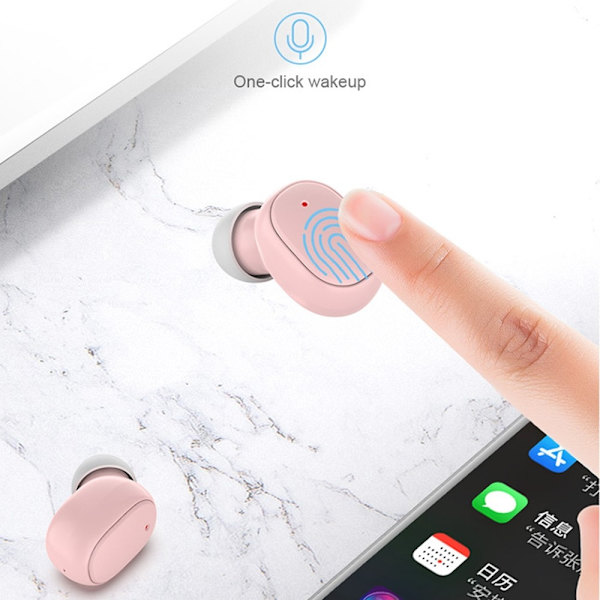 A6S PRO TWS Trådløse Hovedtelefoner HiFi Lyd Støjreducerende Bluetooth In-Ear - Blå Blue
