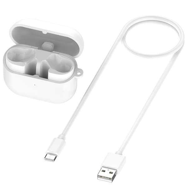 Ladeetui til Samsung Galaxy Buds3 FE R420, 590 mAh batteriladeboks White