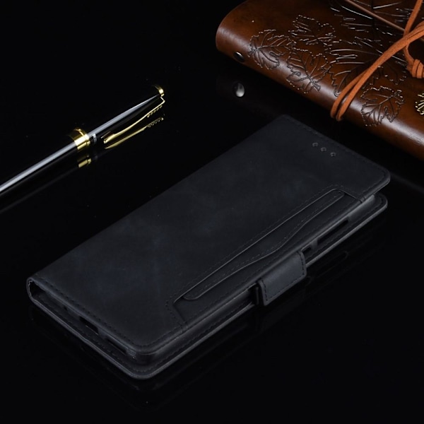 Wallet Stand Flip Phone Case til Samsung Galaxy A22 4G - Sort Black