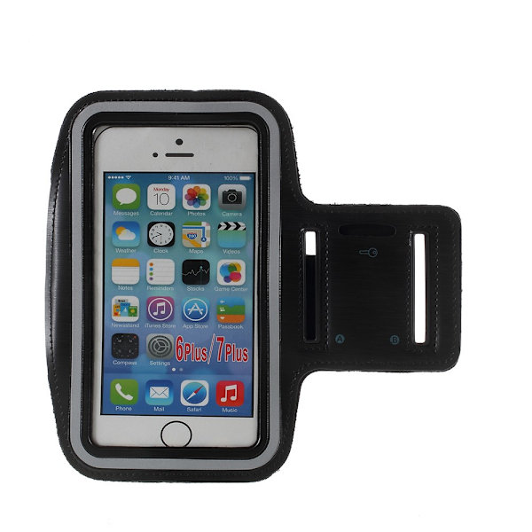 Gym Running Jogging Sports Armband 8 Plus / 7 Plus / 6 Plus Black