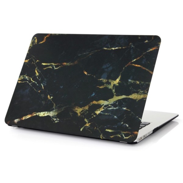 Cover til MacBook Air 13" (2012) Marmor Gul / Sort Black