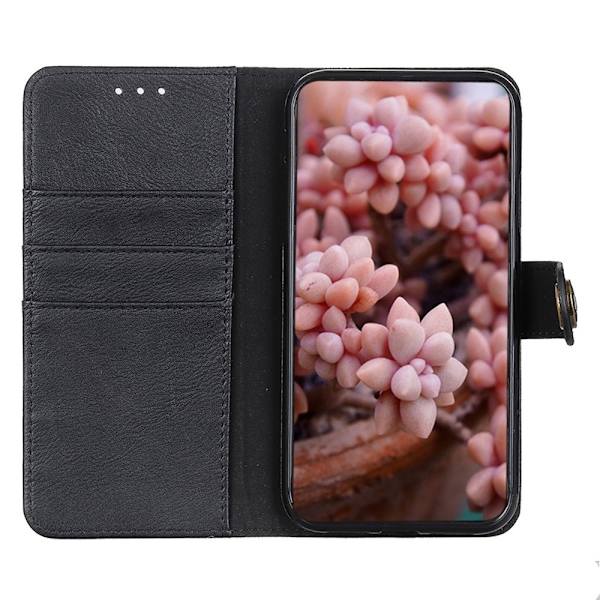 KHAZNEH Xiaomi Redmi 13C Wallet Case Cover Shell Black