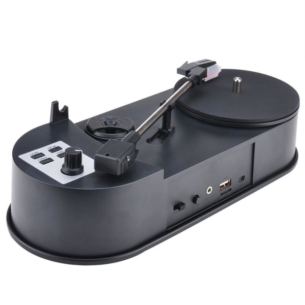 EZCAP 33/45RPM Turntable Player MP3 Converter Save Vinyl Music Records Black