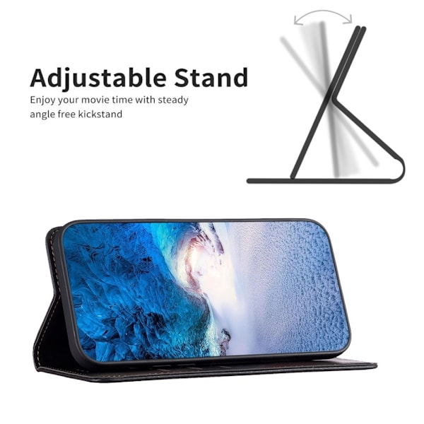BINFEN COLOR BF18 Samsung Galaxy A56 -puhelinkotelo Korttiteline Black